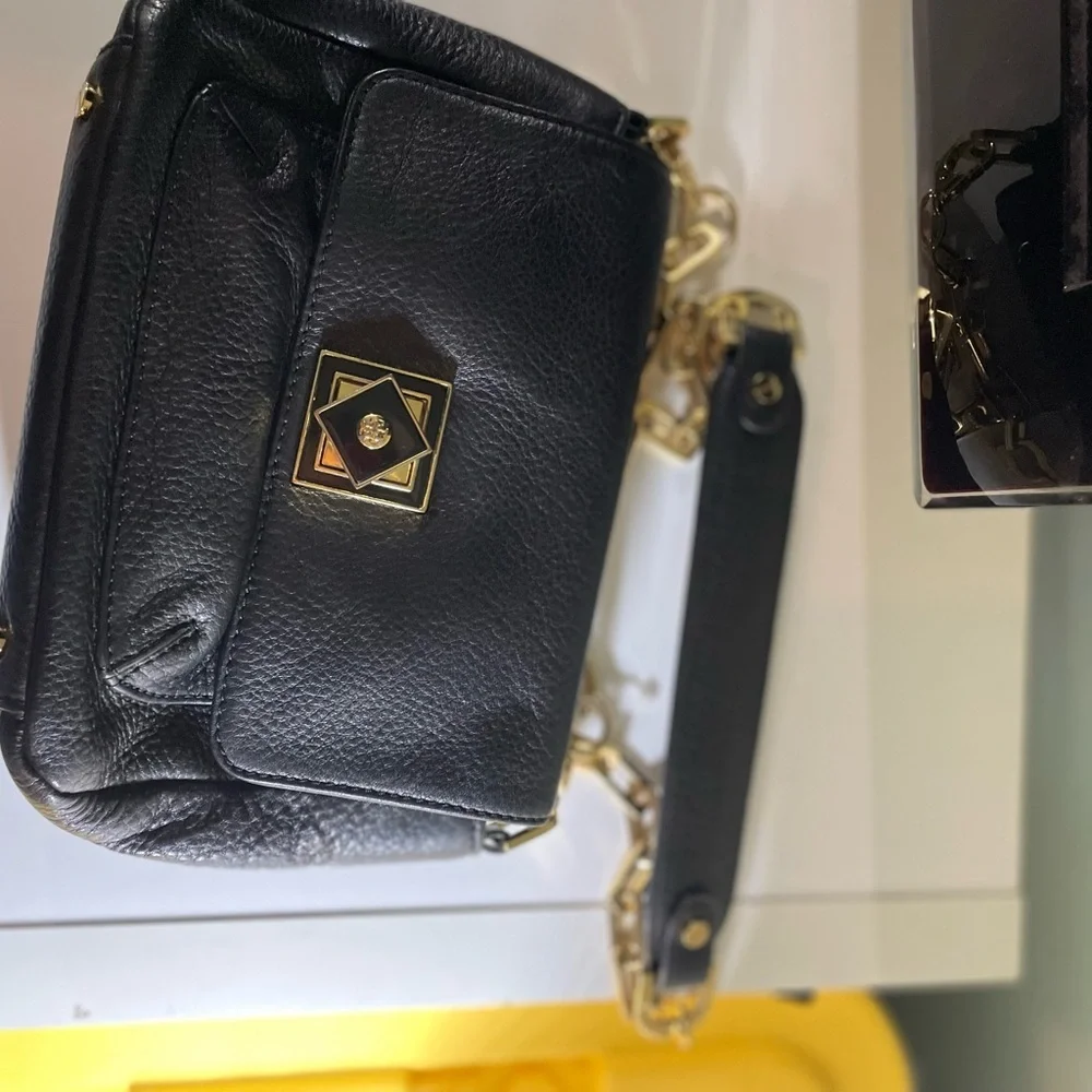 Tory Burch Black Leather Crossbody Bag
